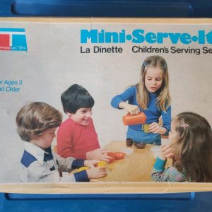 Dinette Vintage Tupperware Toys Mini Serve It 1979 Serving Set Complet