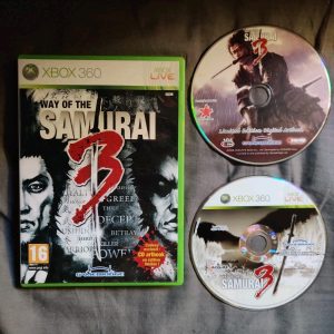Jeu Way Of The Samurai 3 Pour Xbox 360 Avec Cd Artbook Edition Limitée Ss Notice