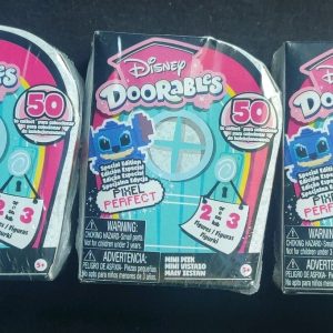 Lot De 3 Disney Doorables Pixel Perfect Special Edition Neuf