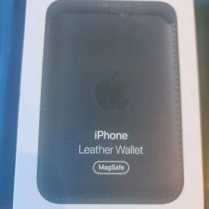 Officiel Apple Porte-cartes Cuir avec MagSafe pour iPhone Compatible Localiser