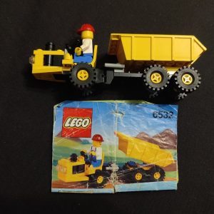 LEGO SYSTEM Vintage Set 6532 DIESEL DUMPER complet Avec Notice Chantier 1991