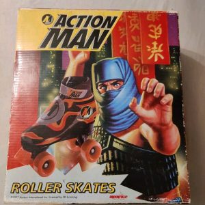 Roller Skates ACTION MAN mission -  HASBRO 1997 Taille 32 Rare Vintage Jouet