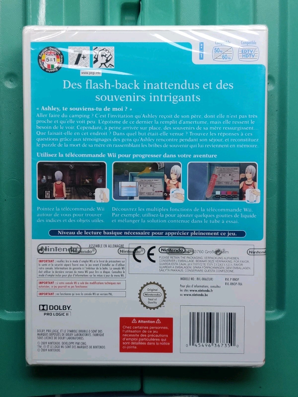 Jeu Another Code : R Les Portes De La Memoire Pour Nintendo Wii Neuf Blister Vf – Image 3