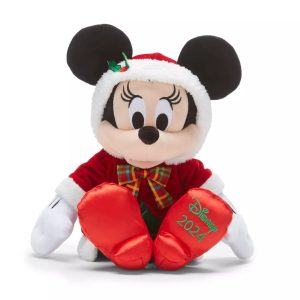 Peluche Minnie Noël 2024 Disney Store Classic Christmas Collection 43 cm Neuf