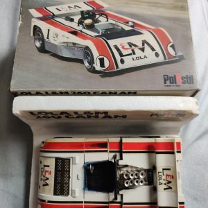 Voiture DIE CAST Lola L&M 260 CAN AM Polistil S10 1/26 dans sa boite 1974