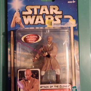 Figurine Mace Windu Geonosian Rescue Star Wars Saga Épisode 2 Neuf Scellé