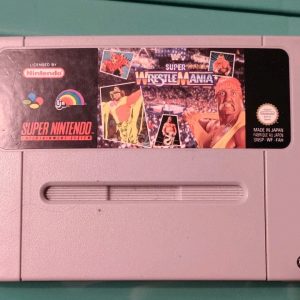 Jeu WWF Super WrestleMania Pour Super Nintendo Snes Pal Fah Cartouche Seule
