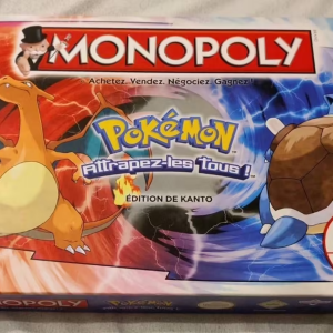 Monopoly Pokemon Edition De Kanto / Hasbro Jeu De Société Complet J2S