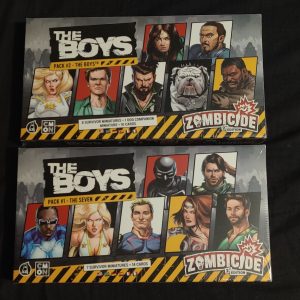 2 Boites Zombicide 2nd Ed The Boys Pack #1 & #2 The Seven CMON Neuf Scellé 1 2