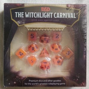 Pack Dungeons & Et Dragons RPG Witchlight Carnival Dès Et Goodies Matériel