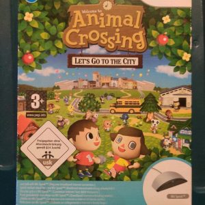Coffret Jeu Animal Crossing let’s Go to the City + Wii Speak Pour Nintendo Wii
